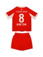 Bayern Munich Leon Goretzka #8 Replika Hemmakläder Barn 2025-26 Kortärmad (+ byxor)